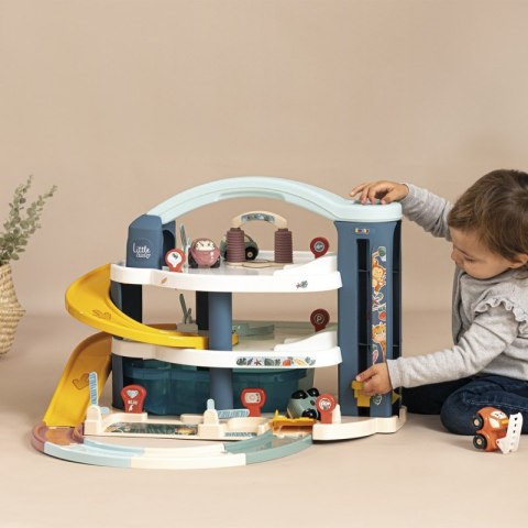 SMOBY Little Maxi Garaż Samochodzik Vroom Planet Smoby SMOBY Little Maxi Garaż Samochodzik Vroom Planet Smoby
