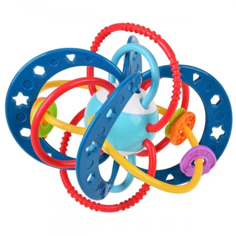 WOOPIE BABY Zabawka Sensoryczna 2w1 Gryzak Grzechotka Montessori Woopie Baby WOOPIE BABY Zabawka Sensoryczna 2w1 Gryzak Grzechotka Montessori Woopie Baby