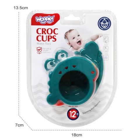WOOPIE BABY Zabawka do Kąpieli Kubeczki Przelewowe Krokodylek Woopie Baby WOOPIE BABY Zabawka do Kąpieli Kubeczki Przelewowe Krokodylek Woopie Baby