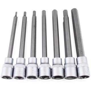 ZESTAW DŁUGICH NASADEK HEX IMBUSOWYCH 3/8" H3-H10 110MM BITUXX