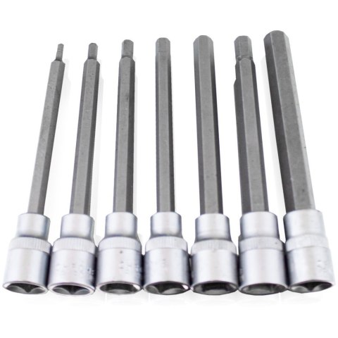 ZESTAW DŁUGICH NASADEK HEX IMBUSOWYCH 3/8" H3-H10 110MM BITUXX ZESTAW DŁUGICH NASADEK HEX IMBUSOWYCH 3/8" H3-H10 110MM BITUXX