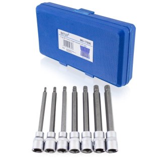 ZESTAW DŁUGICH NASADEK SPLINE XZN 3/8" M4-M10 110MM BITUXX
