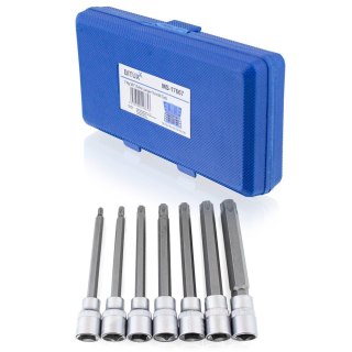ZESTAW DŁUGICH NASADEK TORX 3/8" T25-T60 110MM BITUXX