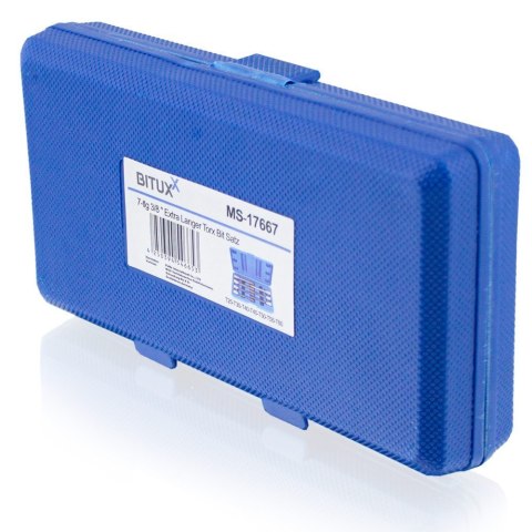 ZESTAW DŁUGICH NASADEK TORX 3/8" T25-T60 110MM BITUXX