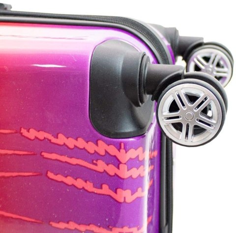 ZESTAW KOMPLET NOWOCZESNYCH WALIZEK 3D PODRÓŻNYCH M L XL WALIZKI FLAMINGO BITUXX