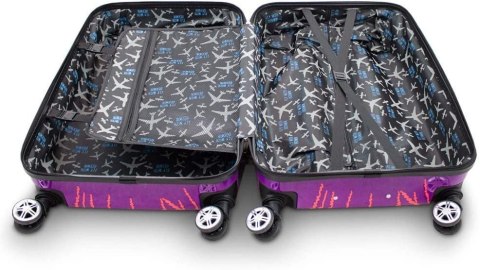 ZESTAW KOMPLET NOWOCZESNYCH WALIZEK 3D PODRÓŻNYCH M L XL WALIZKI FLAMINGO BITUXX