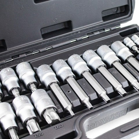 ZESTAW NASADEK NASADKI TORX 18 ELEMENTÓW PROMOCJA BITUXX