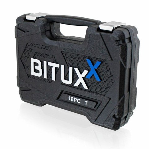 ZESTAW NASADEK NASADKI TORX 18 ELEMENTÓW PROMOCJA BITUXX