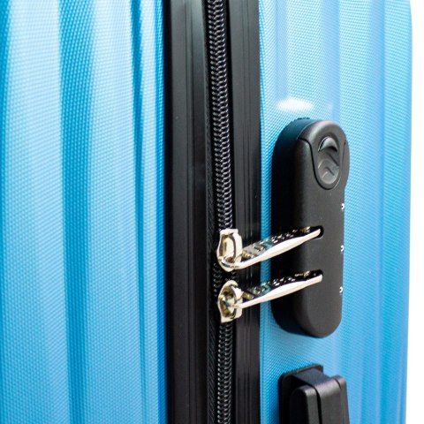ZESTAW 3 WALIZEK PODRÓŻNYCH BARUT NIEBIESKIE BARUT
