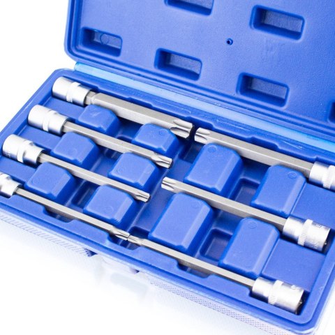 ZESTAW DŁUGICH NASADEK TORX SPLINE XZN HEX 3/8" 110MM 21 EL. BITUXX