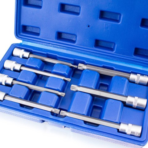 ZESTAW DŁUGICH NASADEK TORX SPLINE XZN HEX 3/8" 110MM 21 EL. BITUXX