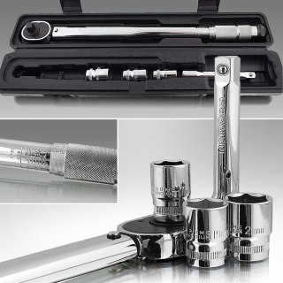 ZESTAW KLUCZY DYNAMOMETRYCZNYCH 1/2 "28-210 NM DO KLUCZY NASADOWYCH DO KÓŁ Z NACIĄGIEM KOŁOWYM BITUXX