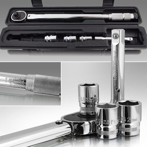 ZESTAW KLUCZY DYNAMOMETRYCZNYCH 1/2 "28-210 NM DO KLUCZY NASADOWYCH DO KÓŁ Z NACIĄGIEM KOŁOWYM BITUXX ZESTAW KLUCZY DYNAMOMETRYCZNYCH 1/2 "28-210 NM DO KLUCZY NASADOWYCH DO KÓŁ Z NACIĄGIEM KOŁOWYM BITUXX