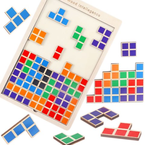 GRA LOGICZNA ZRĘCZNOŚCIOWA PUZZLE TETRIS KLOCKI JHTOY-639 GRA LOGICZNA ZRĘCZNOŚCIOWA PUZZLE TETRIS KLOCKI JHTOY-639