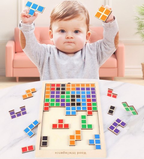 GRA LOGICZNA ZRĘCZNOŚCIOWA PUZZLE TETRIS KLOCKI JHTOY-639 GRA LOGICZNA ZRĘCZNOŚCIOWA PUZZLE TETRIS KLOCKI JHTOY-639