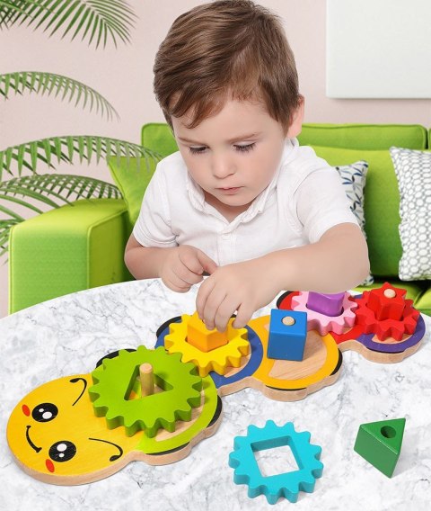 GRA ZRĘCZNOŚCIOWA LOGICZNA SORTER NAKŁADANKA GĄSIENICA JH-0098 GRA ZRĘCZNOŚCIOWA LOGICZNA SORTER NAKŁADANKA GĄSIENICA JH-0098