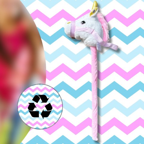 GŁOWA KONIA JEDNOROŻCA PLUSZOWA NA KIJU HOBBY HORSE BIAŁY Z DŹWIĘKIEM GŁOWA KONIA JEDNOROŻCA PLUSZOWA NA KIJU HOBBY HORSE BIAŁY Z DŹWIĘKIEM