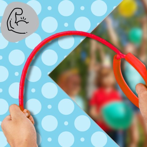 HULA HOP NA NOGĘ SKIPPER SKAKANKA MIĘKKA GUMOWA Z DIODAMI LED CZERWONE HULA HOP NA NOGĘ SKIPPER SKAKANKA MIĘKKA GUMOWA Z DIODAMI LED CZERWONE