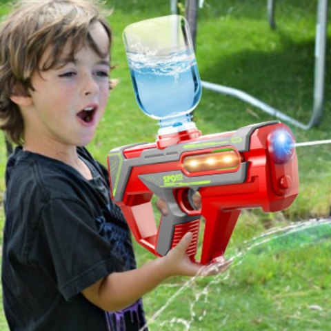 PISTOLET NA WODĘ ELEKTRYCZNY AUTOMATYCZNY KARABIN WODNY 2W1 AKUMULATOR CZERWONY PISTOLET NA WODĘ ELEKTRYCZNY AUTOMATYCZNY KARABIN WODNY 2W1 AKUMULATOR CZERWONY
