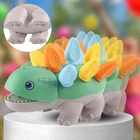 PUZZLE UKŁADANKA DOPASUJ KSZTAŁTY MONTESSORI KSZTAŁTY DINOZAUR SORTER ZIELONY PUZZLE UKŁADANKA DOPASUJ KSZTAŁTY MONTESSORI KSZTAŁTY DINOZAUR SORTER ZIELONY