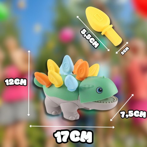 PUZZLE UKŁADANKA DOPASUJ KSZTAŁTY MONTESSORI KSZTAŁTY DINOZAUR SORTER ZIELONY PUZZLE UKŁADANKA DOPASUJ KSZTAŁTY MONTESSORI KSZTAŁTY DINOZAUR SORTER ZIELONY