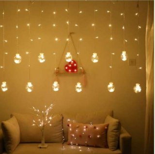 Kurtyna świetlna 108LED - ciepły biały 31V KŚ11346 Iso Trade