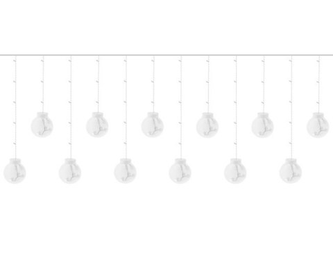 Kurtyna świetlna 108LED - ciepły biały 31V KŚ11346 Iso Trade Kurtyna świetlna 108LED - ciepły biały 31V KŚ11346 Iso Trade