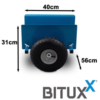 Wózek transportowy do płyt OSB GK MDF do 275kg Bituxx