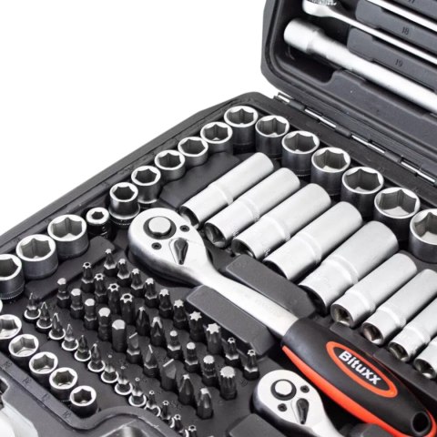 Zestaw narzędzi podręczny w walizce 215 elementów Klucze TORX + Grzechotki Bituxx