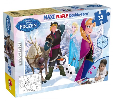 LISCIANI PUZZLE DWUSTRONNE 35 EL. FROZEN LISCIANI PUZZLE DWUSTRONNE 35 EL. FROZEN
