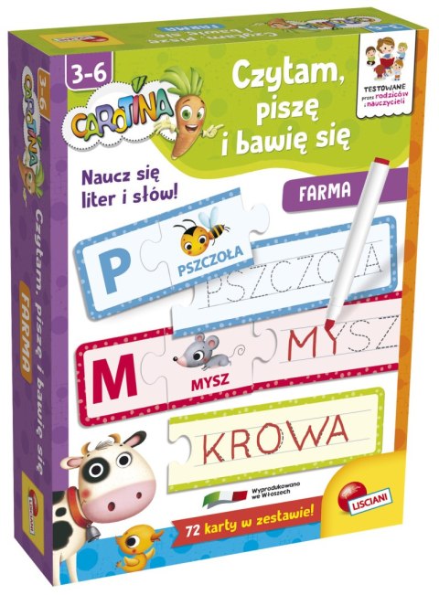 LISCIANI CAROTINA BAWIĘ SIĘ, CZYTAM I PISZĘ FARMA LISCIANI CAROTINA BAWIĘ SIĘ, CZYTAM I PISZĘ FARMA