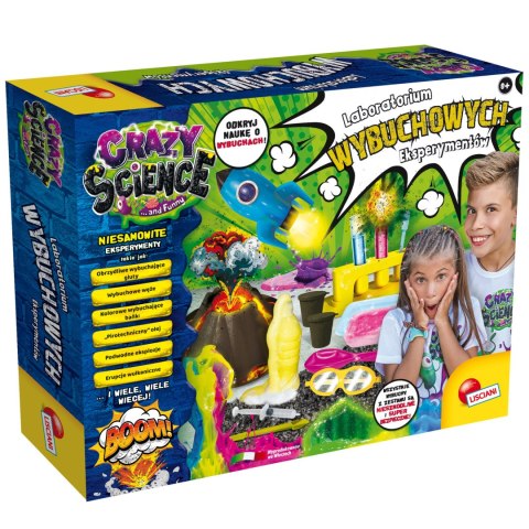 LISCIANI CRAZY SCIENCE LABORATORIUM WYBUCHOWYCH EKSPERYMENTÓW LISCIANI CRAZY SCIENCE LABORATORIUM WYBUCHOWYCH EKSPERYMENTÓW