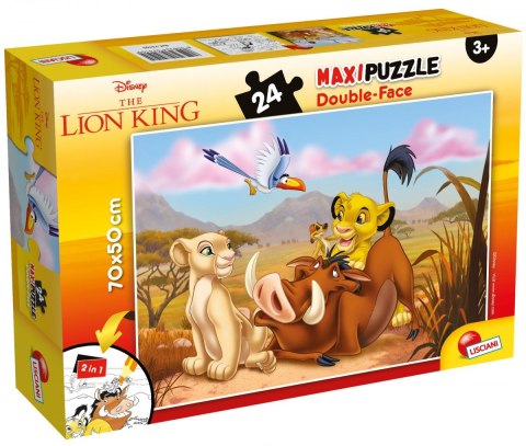 LISCIANI PUZZLE DF SUPERMAXI 24 EL. KRÓL LEW LISCIANI PUZZLE DF SUPERMAXI 24 EL. KRÓL LEW