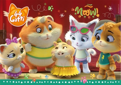 LISCIANI PUZZLE Z RĄCZKĄ MINI 44 KOTY LISCIANI PUZZLE Z RĄCZKĄ MINI 44 KOTY