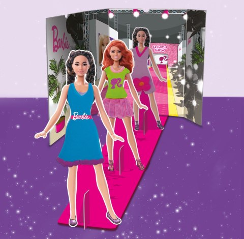 LISCIANI BARBIE ZESTAW Z CIASTOLINĄ - POKAZ MODY LISCIANI BARBIE ZESTAW Z CIASTOLINĄ - POKAZ MODY