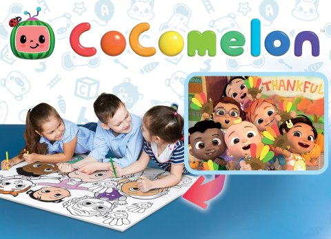LISCIANI COCOMELON DWUSTRONNE PUZZLE PODŁOGOWE 60 EL.1,2,3 !!! LISCIANI COCOMELON DWUSTRONNE PUZZLE PODŁOGOWE 60 EL.1,2,3 !!!