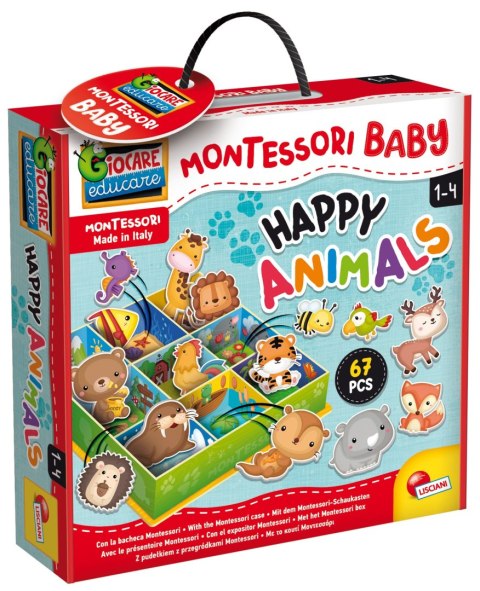 LISCIANI MONTESSORI BABY BOX - SZCZĘŚLIWE ZWIERZĘTA LISCIANI MONTESSORI BABY BOX - SZCZĘŚLIWE ZWIERZĘTA