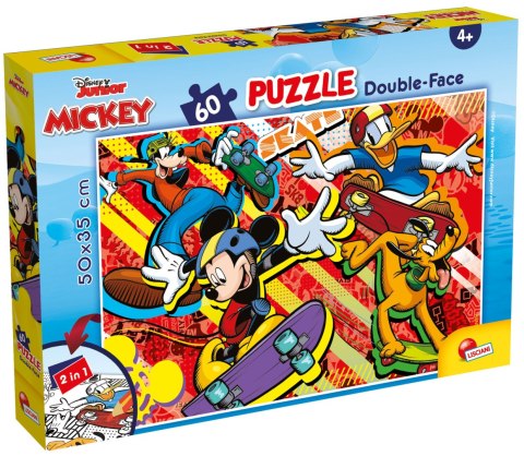 LISCIANI PUZZLE DWUSTRONNE PLUS 60 EL. MYSZKA MIKI LISCIANI PUZZLE DWUSTRONNE PLUS 60 EL. MYSZKA MIKI