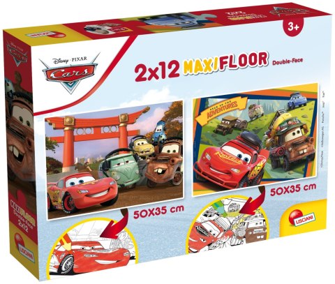 LISCIANI PUZZLE SUPERMAXI 2 x 12 EL. AUTA LISCIANI PUZZLE SUPERMAXI 2 x 12 EL. AUTA