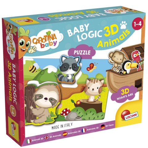 LISCIANI CAROTINA BABY LOGIC 3D ZWIERZĘTA LISCIANI CAROTINA BABY LOGIC 3D ZWIERZĘTA