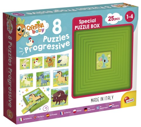 LISCIANI CAROTINA PUZZLE PROGRESYWNE 8 FARMA LISCIANI CAROTINA PUZZLE PROGRESYWNE 8 FARMA