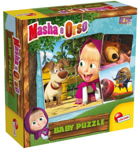 LISCIANI MASZA I NIEDŹWIEDŹ PIERWSZE PUZZLE/BABY LOGIC LISCIANI MASZA I NIEDŹWIEDŹ PIERWSZE PUZZLE/BABY LOGIC