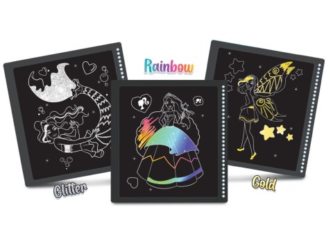 LISCIANI BARBIE SKETCH BOOK MER-MAZING SCRATCH REVEAL