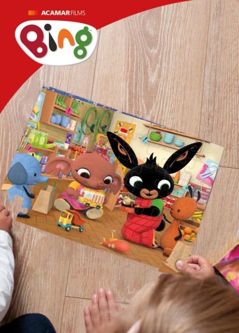 LISCIANI BING PUZZLE M-PLUS 24 - AT THE SUPERMARKET! LISCIANI BING PUZZLE M-PLUS 24 - AT THE SUPERMARKET!