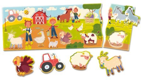LISCIANI CAROTINA BABY PUZZLE PANORAMA FARMA LISCIANI CAROTINA BABY PUZZLE PANORAMA FARMA
