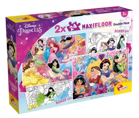 LISCIANI DISNEY PUZZLE MAXIFLOOR 2 X 24 PRINCESS LISCIANI DISNEY PUZZLE MAXIFLOOR 2 X 24 PRINCESS