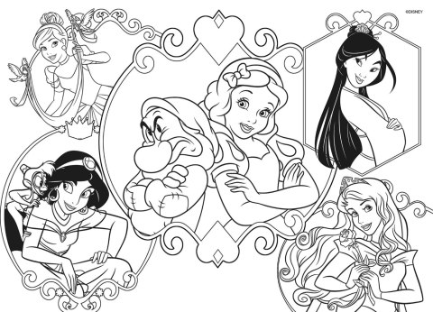 LISCIANI DISNEY PUZZLE MAXIFLOOR 2 X 24 PRINCESS LISCIANI DISNEY PUZZLE MAXIFLOOR 2 X 24 PRINCESS