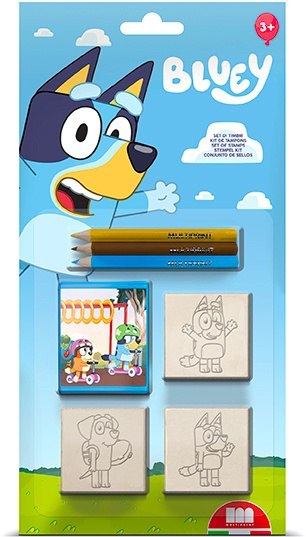 MULTIPRINT BLUEY PIECZĄTKI BLISTER 3 SZT MULTIPRINT BLUEY PIECZĄTKI BLISTER 3 SZT