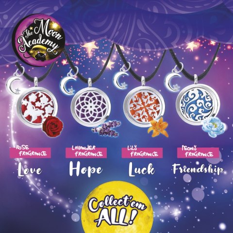 LISCIANI MOON ACADEMY ZAPACHOWE AMULETY. LISCIANI MOON ACADEMY ZAPACHOWE AMULETY.