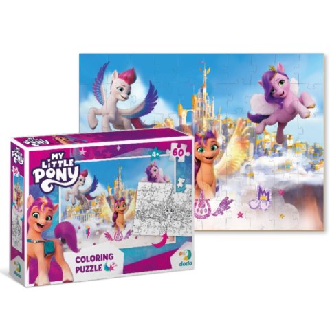 PUZZLE 2w1 MY LITTLE PONY MEGA ZESTAW UKŁADANKA I KOLOROWANKA W JEDNYM PUZZLE 2w1 MY LITTLE PONY MEGA ZESTAW UKŁADANKA I KOLOROWANKA W JEDNYM